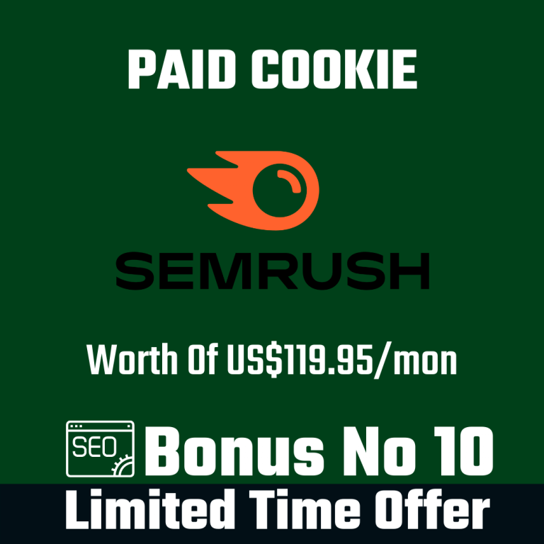 SEMrush Paid Cookies